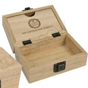 Raw Caja de Madera para papel