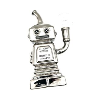 Bong Robot Metálico 16 cm