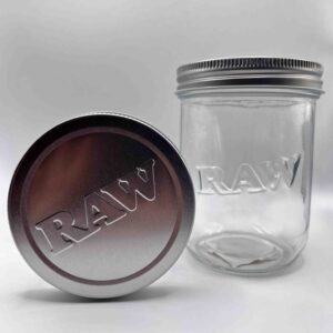 Bote Hermético de Cristal RAW 473 ml (16 oz)