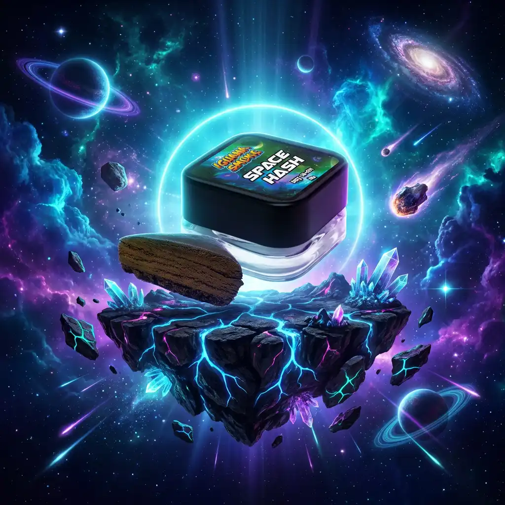 IGUANA SMOKE Space Hash Dry Sift 10-OH 2 g