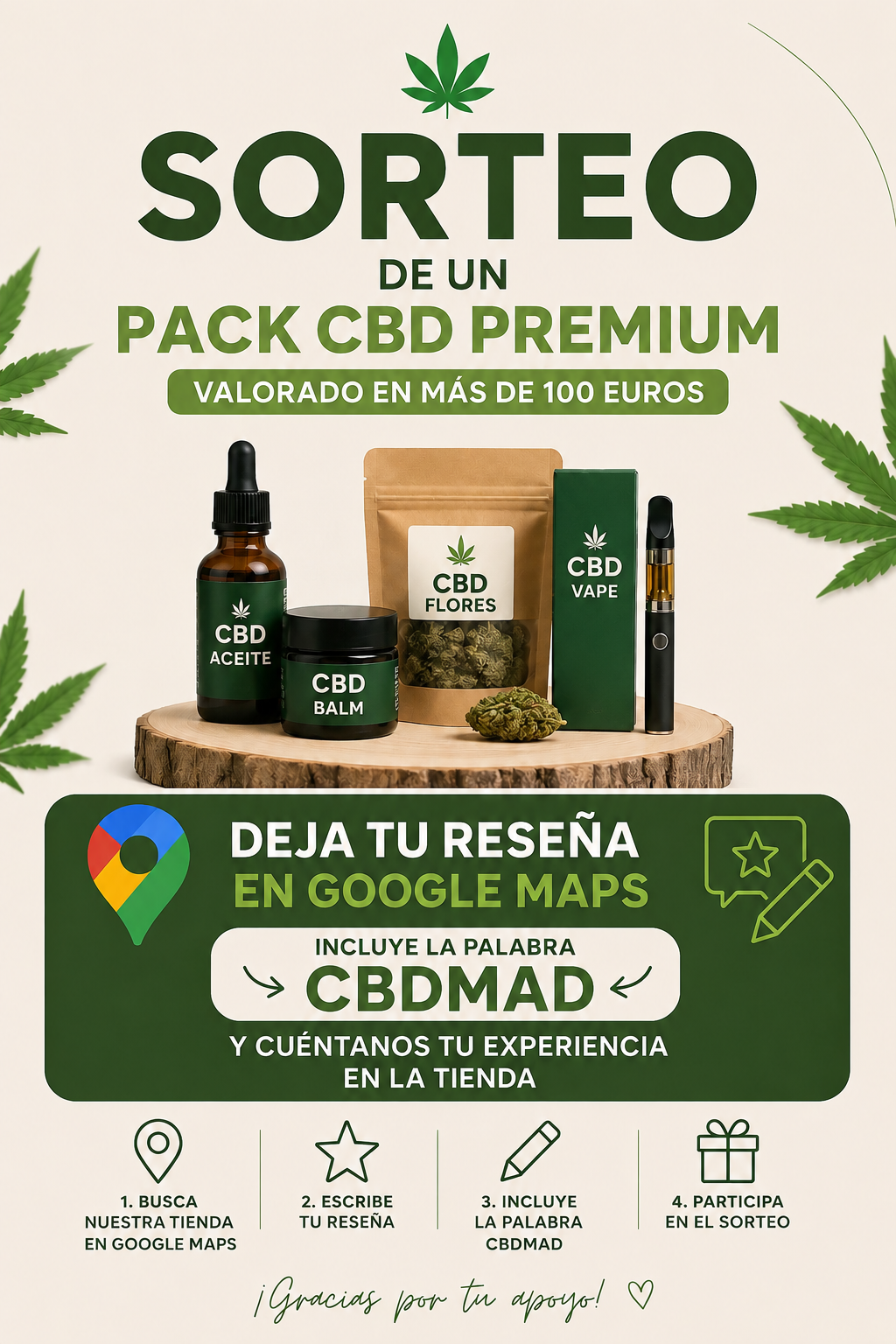 SORTEO CBDMAD