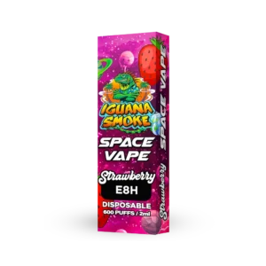 Iguana Smoke Vaper E8H 90% Space Vape – Strawberry 2 ml