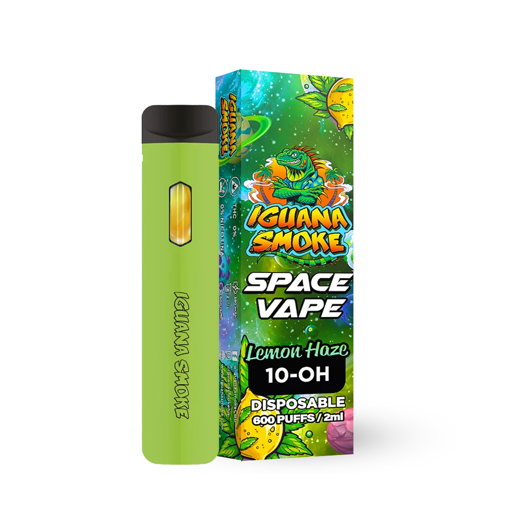 Iguana Smoke Vaper 10-OH 90% Space Vape – Lemon Haze 2 ml - Imagen 2
