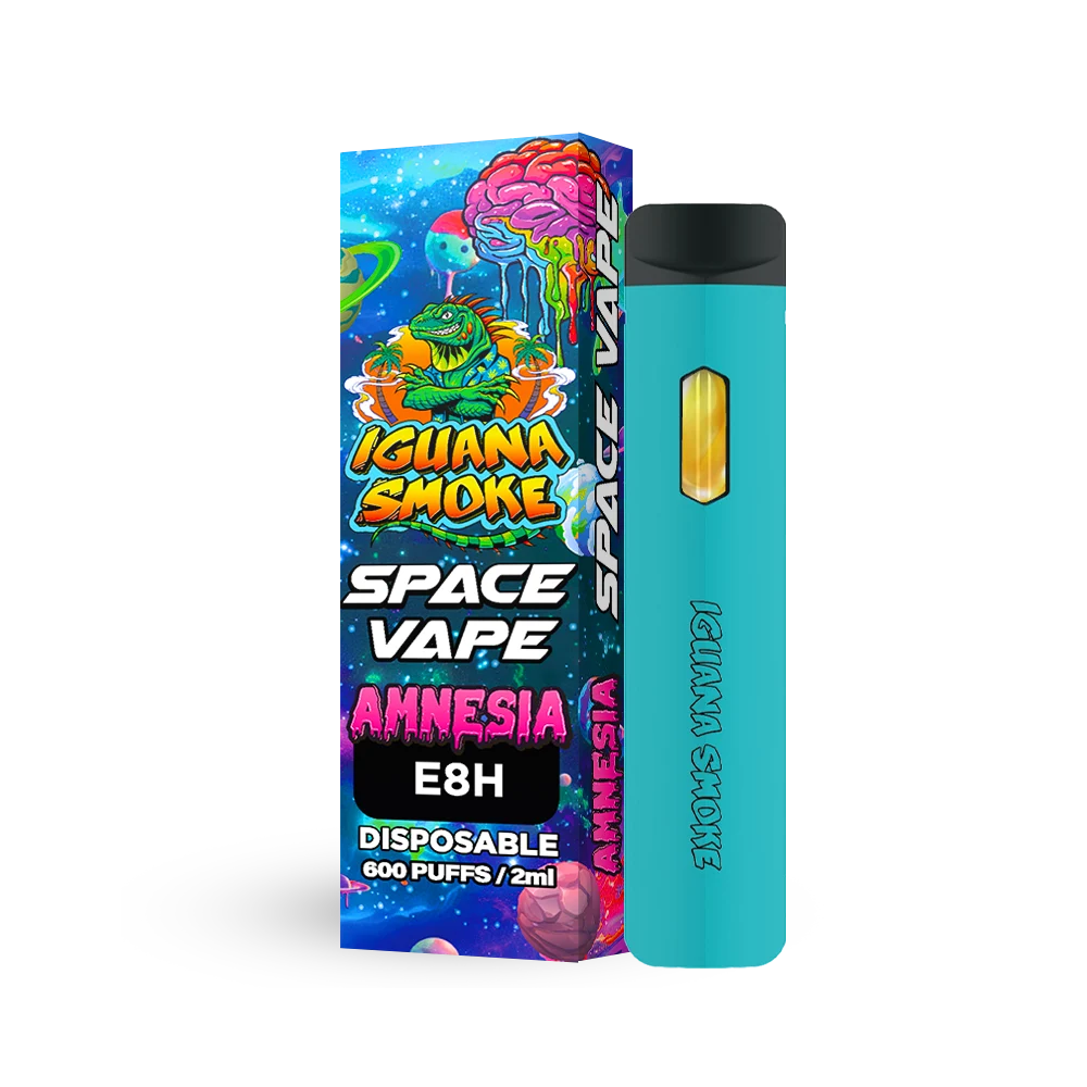 Iguana Smoke Vaper E8H 90% Space Vape – Amnesia 2 ml - Imagen 2