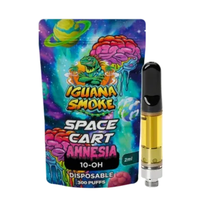 Iguana Smoke Cartucho 10-OH Space – Amnesia 2 ml