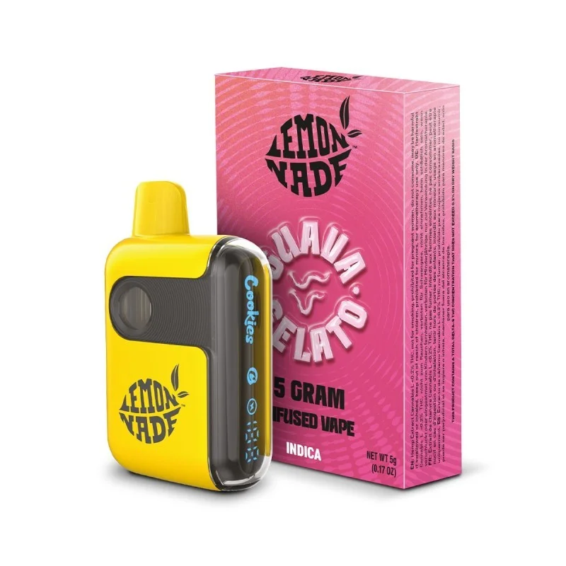 Vape Desechable LEMONNADE™ Guava Gelato 5G by COOKIES® de 10-OH - Imagen 2